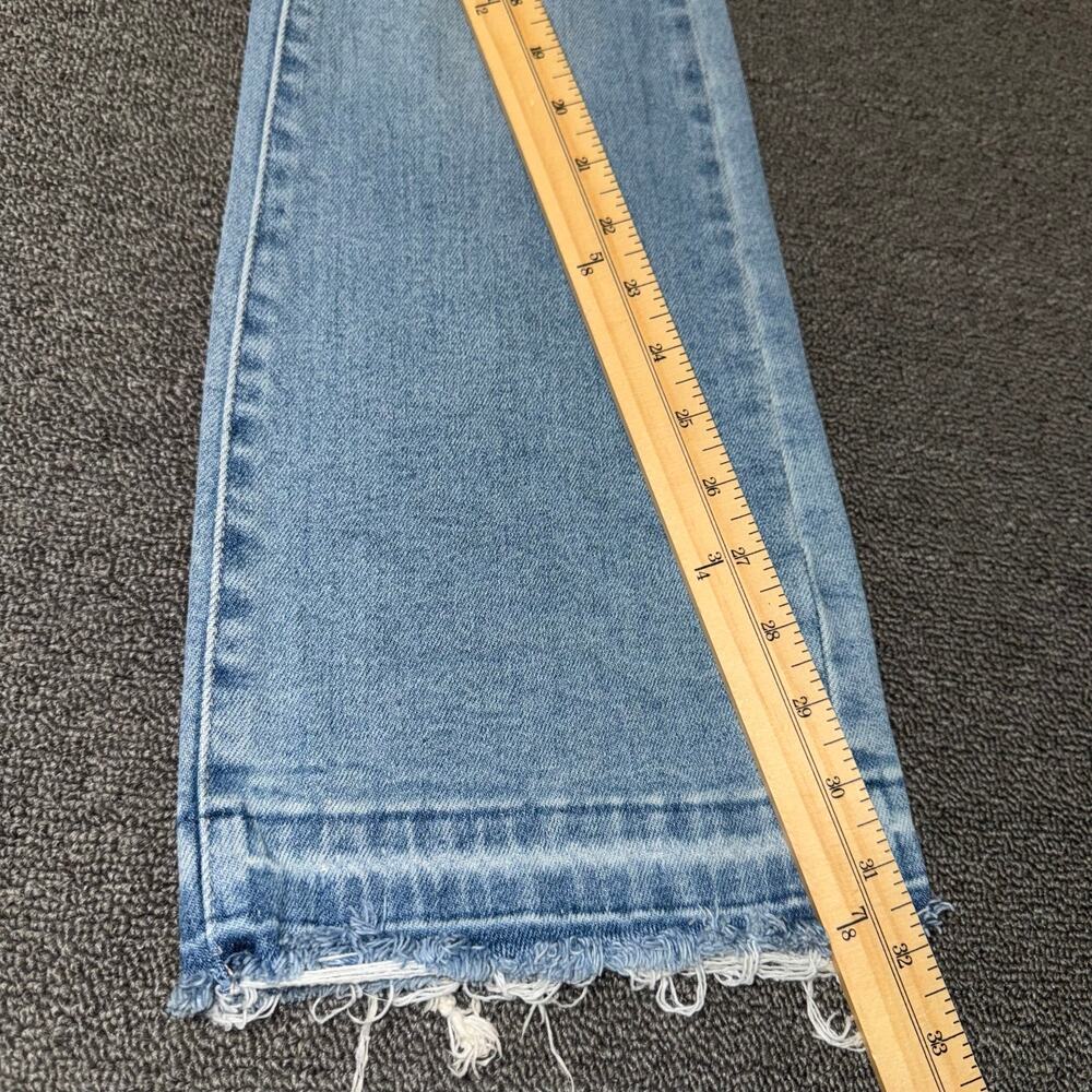 Judy Blue Mid-Rise Light Wash Destroyed Bootcut Jeans Women's Size 3/26 Boho - Picture 10 of 11